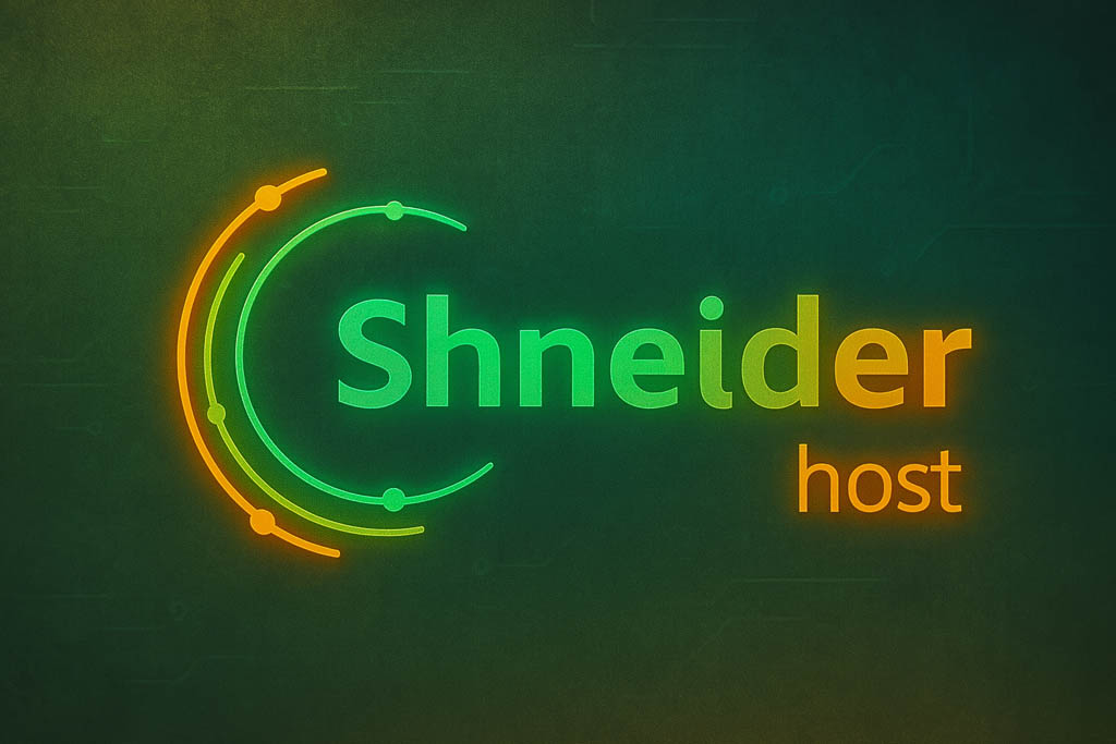 Логотип Shneider-host